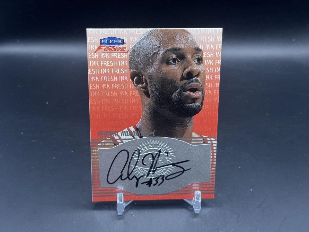 Alonzo Mourning Basketball Autographed Sports Trading Cards