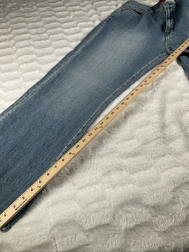 Guess Jeans Mens 38W Vintage Y2K Denim Blue 100% Cotton Straight Leg Red USA Tag - Picture 9 of 12