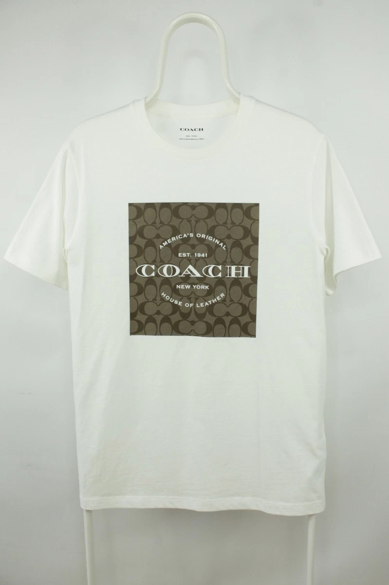 COACH ホワイト Tシャツ Mサイズ 新品 Coach White Shirts for Men for sale | eBay