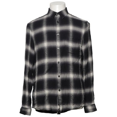 Celio, Flanellhemd, Größe: 40, MAJAZZ, Grau/Weiß, Viskose, Karo, Flanell #7Q6