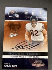 2007 Playoff Contenders - Greg Olsen #155 Rookie Ticket Auto