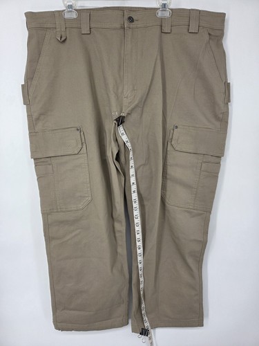 Pantaloni Duluth Flex Fire Hose Relaxed Fit Tattici da Lavoro Tan Uomo 44 x 28 Nuovi senza etichette - Foto 4 di 10