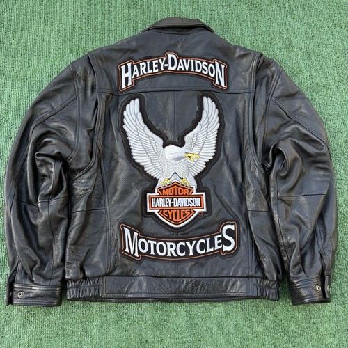 -Sick Classic Harley Davidson Motorcycles Wilson’s Leather Jacket