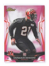 2014 Finest Darqueze Dennard #/10 Pink Refractor Parallel SP RC 137 Bengals