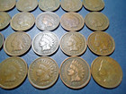50 coins) LOT#15 NICE mixed 1900's Indian head penny 1C cents NO RESERVE AUCTION — photo 7