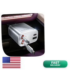 Lisen Retractable Car Charger For Iphone 17 Cute Girly Car Accessories For Lisen Retractable Car Charger For Iphone 17 Cute Girly Car Accessories For