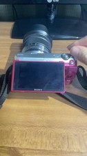 Sony NEX-C3 Digital Camera E 18-55mm F3.5-5.6 OSS Lens Pink Tested