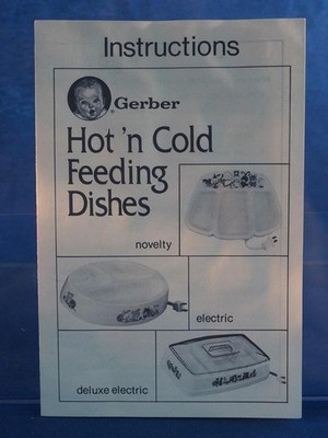 Gerber Hot 'n Cold Baby Feeding Dishes Instruction Manual