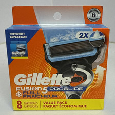 ? Gillette Fusion 5 ProGlide CHILL Razor Blade Refills ~ 8 Pack ~ NEW SEALED ? 2.99 per gallon