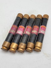 5PC Fusetron FRS-R-10 Dual Element Time Delay Fuse 10A 600V RK5