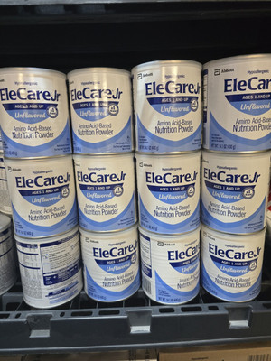 12 cans EleCare Jr Unflavored junior formula FAST SHIP! TRUSTED SELLER! Exp 2026