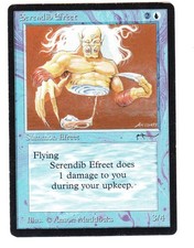 MTG Serendib Efreet English Card Magic The Gathering NM Good
