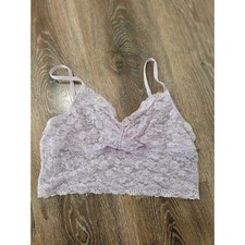 Victoria's Secret Women's White Lace Bralette - Size Small 16