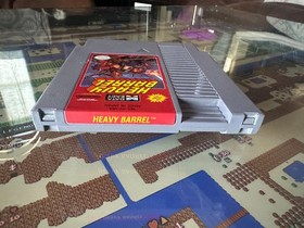 NES Nintendo Heavy Barrel CIB Complete w Box Manual Tested Data East 1990