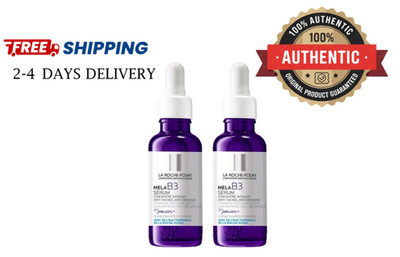2 PACK Authentic La Roche-Posay Mela B3 Anti-Dark Spot Correcting Serum 30ml.