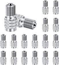 20 Pcs Double Seal Metal Valve Stem Caps For High Pressure Truck Car Rv Semi 20 Pcs Double Seal Metal Valve Stem Caps For High Pressure Truck Car Rv Semi