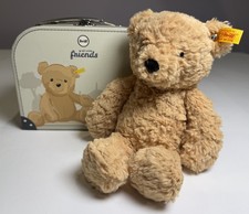 Steiff 10 Inch Jimmy Teddy Bear in Suitcase 113918 EUC