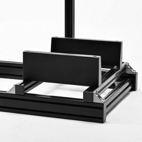 Marada 4080 Aluminum Racing Sim Cockpit With TV Stand Fit Logitech Thrustmaster