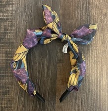 Disney The Nightmare Before Christmas Sally Dress Pattern Bow Headband Multi OS