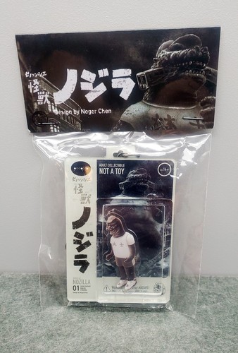 Shodai Version Nozilla Goodzila keychain, Noger Chen, Blackseed Toys