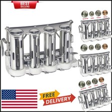 Polished Money Changer with Easy Access Coin Barrels for Fast Transactions