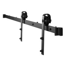VEVOR 6FT Sliding Barn Door Hardware Kit, 330 LBS Weight Capacity, Compatible