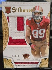 Vance McDonald 2013 Crown Royale  Silhouettes Autographs RC /49
