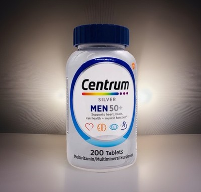 Centrum Silver Men 50+ Multivitamin Supplement 200 Tablet Exp 2027+