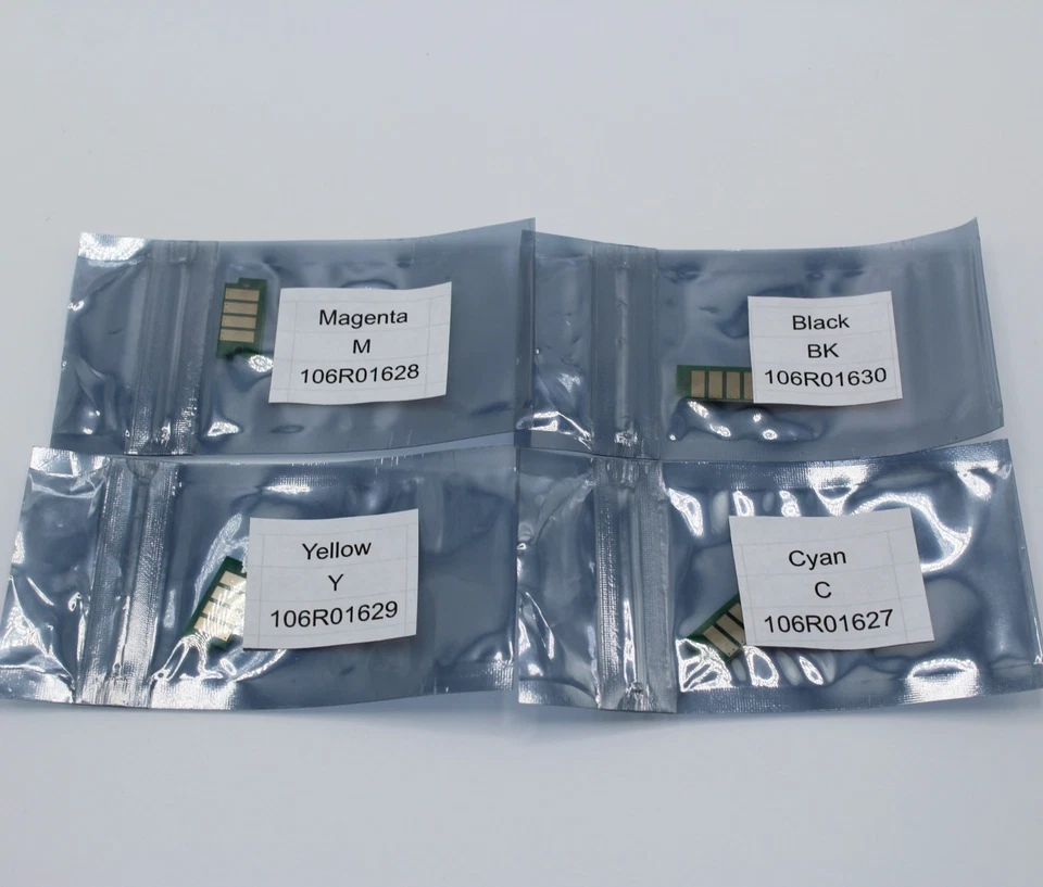16 Reset Toner Chips 4 Sets (C,M,Y,K) for Xerox Phaser 6010 6000 Workcentre 6015 - Image 3 of 4