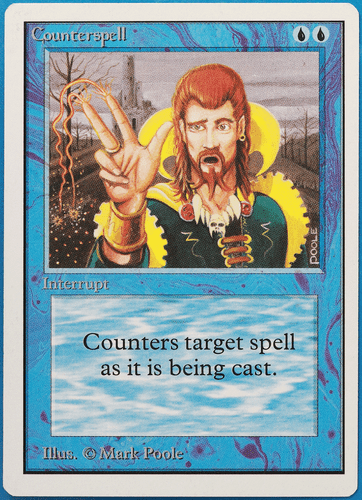 Counterspell Unlimited NM Blue Uncommon MAGIC MTG CARD (ID# 506500) ABUGames - Picture 1 of 2