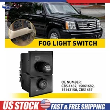 Rear Fog Light Control Switch For 2003-2006 Chevrolet Silverado 1500 CBS1437