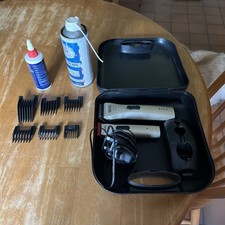 WAHL SUPER GROOM DOG CLIPPER SET + SUPER TRIM IN CASE