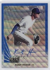 2019 Leaf Metal Draft 1990 Throwback Blue Wave 13/20 Kody Hoese #LT-KH1 Auto 2a9