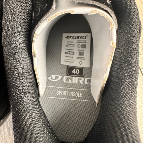 Giro Techne Cycling Shoes Black Mens Size UK 7 EU 40 - Picture 11 of 18