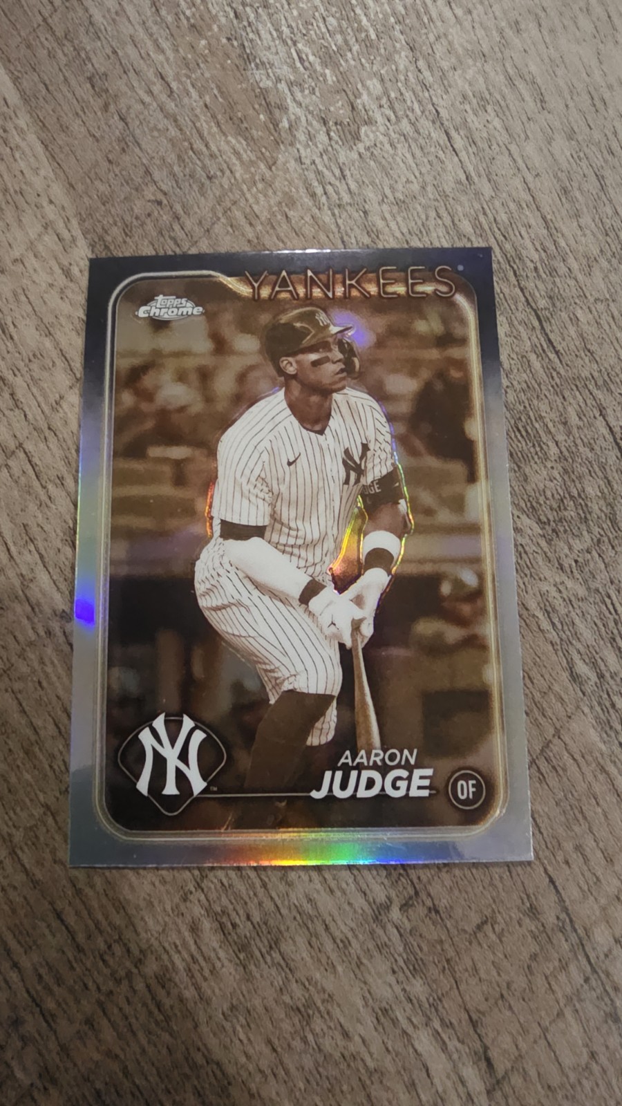 2024 Topps Chrome - Aaron Judge #50 Sepia Refractor