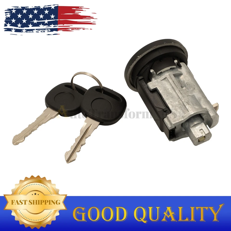 NEW For 04-08 Pontiac Grand Prix Ignition Lock Cylinder With 2 Keys 19207987 US - Image 4 of 4