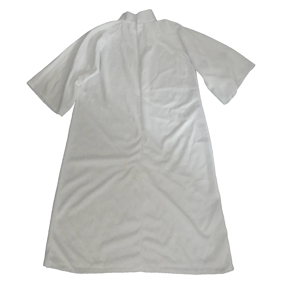 Halloween Fantasma Blanco Bata Casper Disfraz Largo Top Vestido Talla Única 6-8 Años Foto 2 de 4