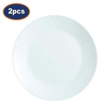 Dinner Plate Luminarc Zelie Glass 25cm Serving Dish 2pcs Microwave Safe Crockery