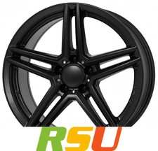 Rial M10 racing-schwarz 7x17" ET48.5 LK5 112 ML 66.5 Alufelgen 17 Zoll