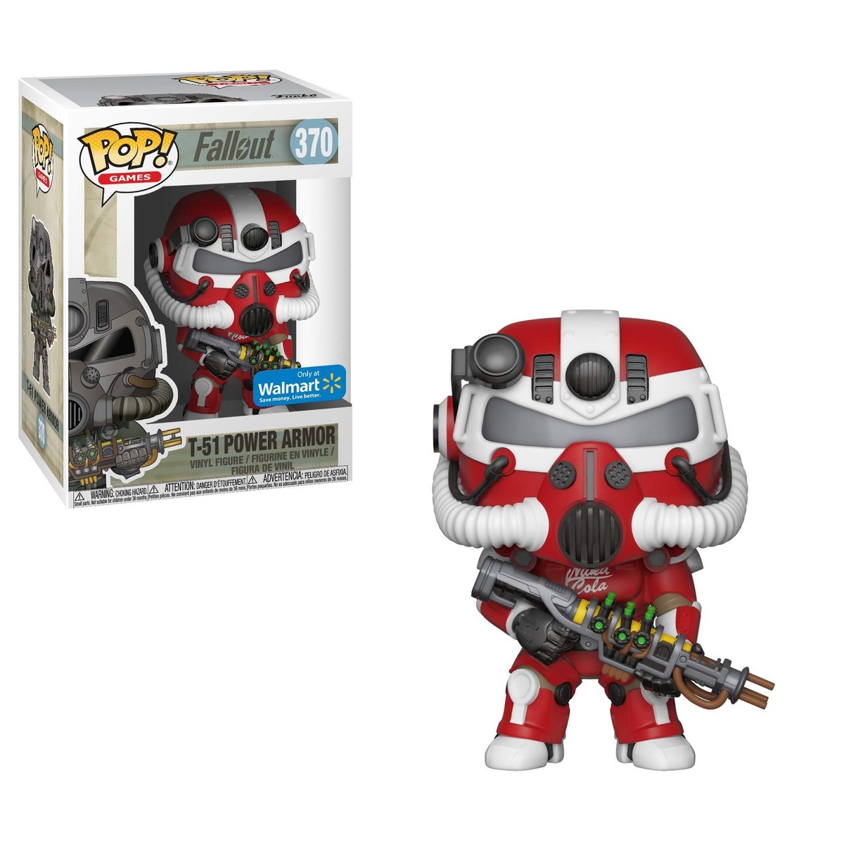 Funko POP! Games Fallout T-51 Power Armor Nuka Cola Paint