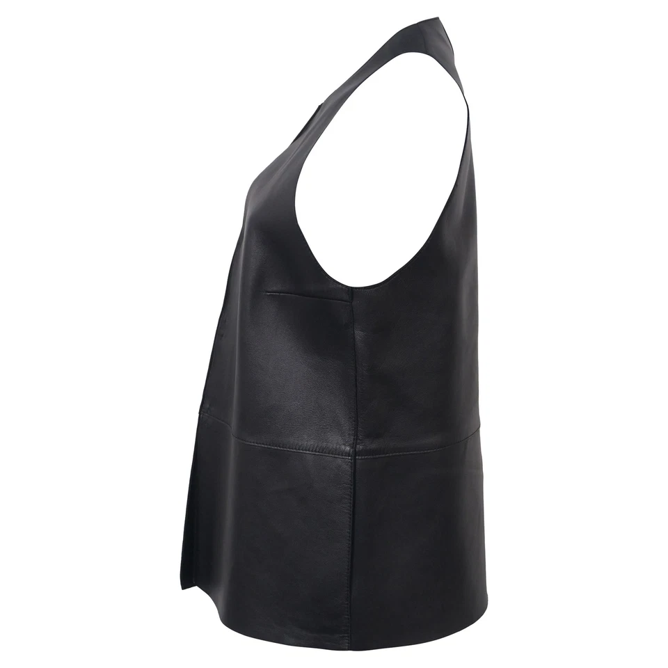 Chaleco Marni de Cuero para Mujer Negro Talla 42 Foto 2 de 4