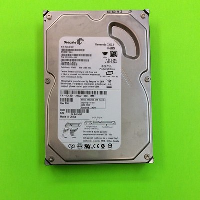 PC Seagate ST3808110AS 9BD131-033 80GB 7.2K SATA 80GB 8MB 7.2K Hard Disk Drive