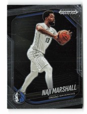 2024-25 Panini Prizm Black Naji Marshall #128 Dallas Mavericks