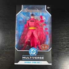 McFarlane DC Multiverse PINK SUIT BATMAN RED PLATINUM EXCLUSIVE