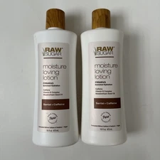 LOT of 2 Raw Sugar Moisture Loving Firming Lotion Santal + Caffeine - 16 fl oz