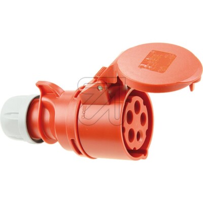 PCE CEE Kupplung 16A IP44 Starkstrom Drehstrom Kupplung 16A CEE-Kupplung rot 