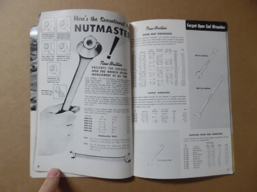 c.1950s New Britain Machine Co. Mechanic Tool Catalog 59M Wrenches More Vintage - Picture 3 of 6