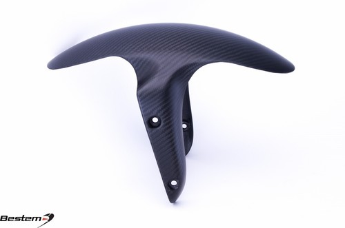 EBR 1190 RX SX MATTE Carbon Fiber Front Fender Mud Guard Fairing Panel TWILL - Picture 4 of 5