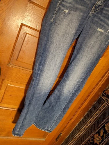 Vaqueros de corte bota ajustados para mujer Silver Suki 28x33 ropa occidental baja altura azul mezclilla - Imagen 3 de 7