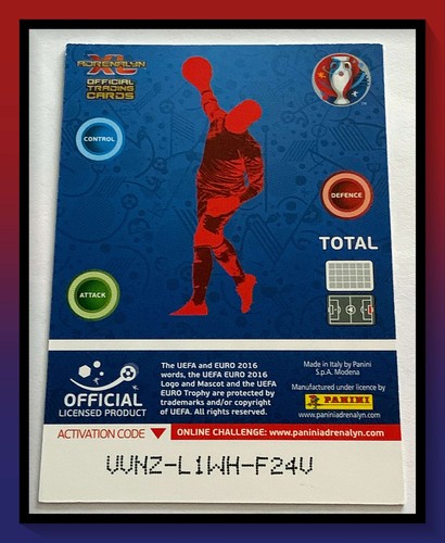 2016 Panini AdrenalynXL Euro 2016 Trading Cards - Goalstopper/Inventiveness - Picture 16 of 68